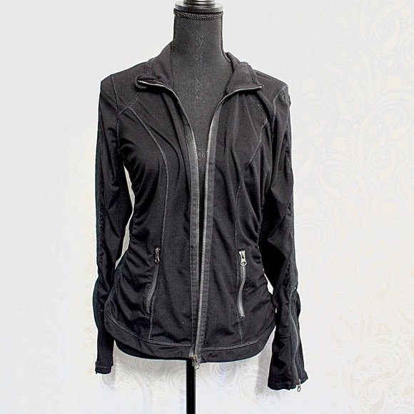 Zella Jackets & Blazers - Zella black mesh panel zip up jacket
